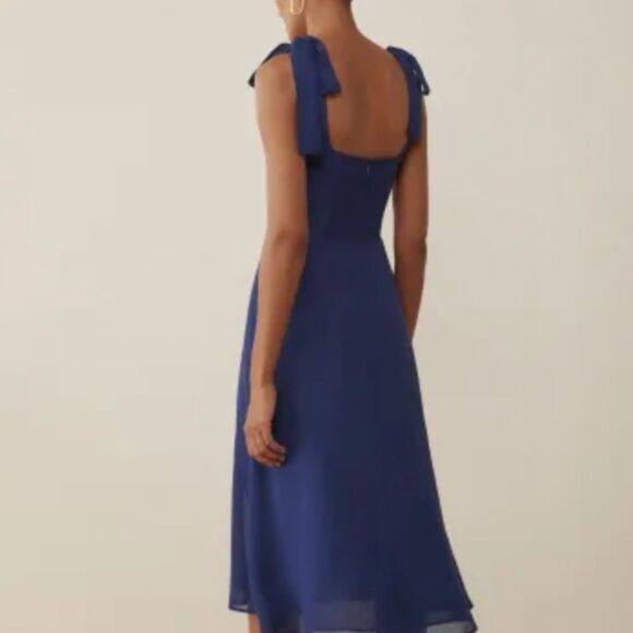 Reformation Twilight Dress Danube Size 16 NWT $278 - Picture 2 of 7